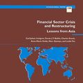 Cover Art for 9781557758712, Financial Sector Crisis and Restructuring by Carl-Johan Lindgren