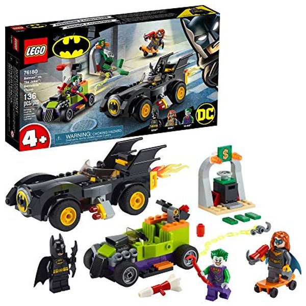 Cover Art for 0673419339483, LEGO DC Batman: Batman vs. The Joker: Batmobile Chase 76180 Collectible Building Toy; Includes Batman, Batgirl and The Joker Minifigures Plus Buildable Batmobile and Hot Rod, New 2021 (136 Pieces) by 