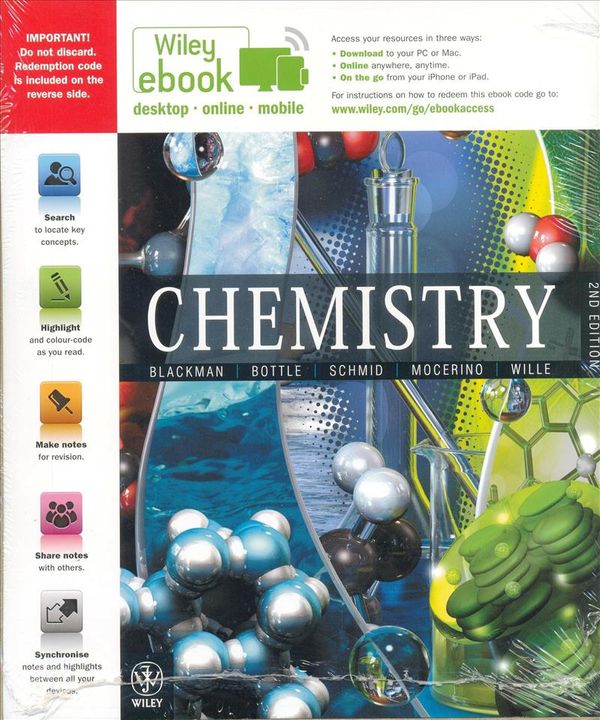 Cover Art for 9781118290439, Chemistry 2E Ebook Card Perpetual + WileyPlus 4 Card by Blackman