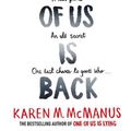 Cover Art for 9780241618097, One of Us is Back by Karen M. McManus