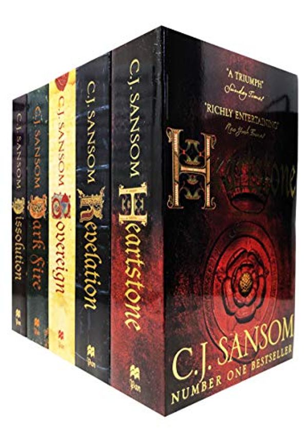 Cover Art for 9781529055801, C.J. Sansom The Shardlake Series 5 Books Collection Set - Heartstone, Revelation, Sovereign, Dark Fire, Dissolution by C.j. Sansom