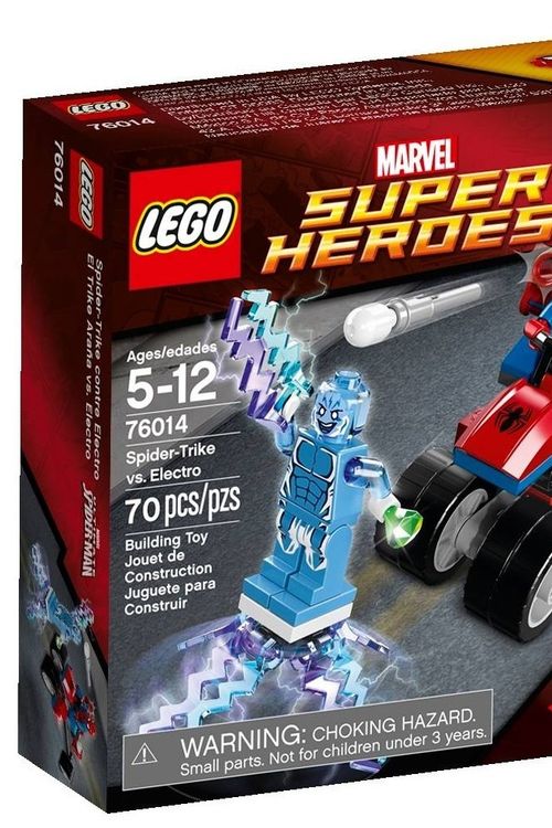 Cover Art for 0673419212533, Spider-Trike vs. Electro Set 76014 by LEGO