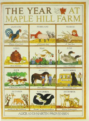 Cover Art for 9780689306426, Year at Maple Hill Farm by Alice Provensen