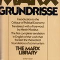 Cover Art for 9780394720012, Grundrisse by Karl Marx