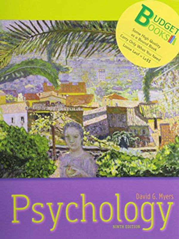 Cover Art for 9781429244572, Psychology by David G. Myers