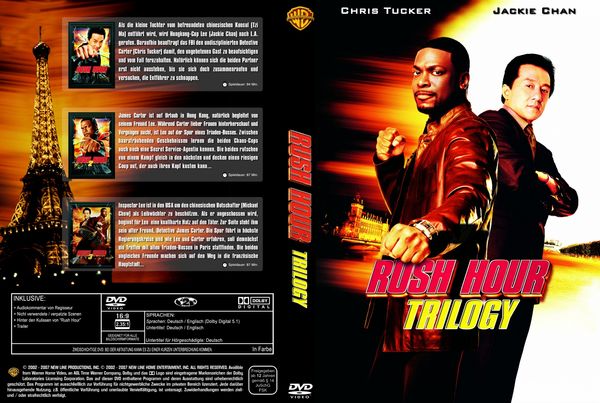 Cover Art for 0883929458066, Rush Hour Trilogy (BD) [Blu-ray] by New Line Home Video