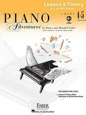 Cover Art for 9781616776916, Piano Adventures: Level 4-5 Lesson & Theory Book - International Anglicised Edition by Various