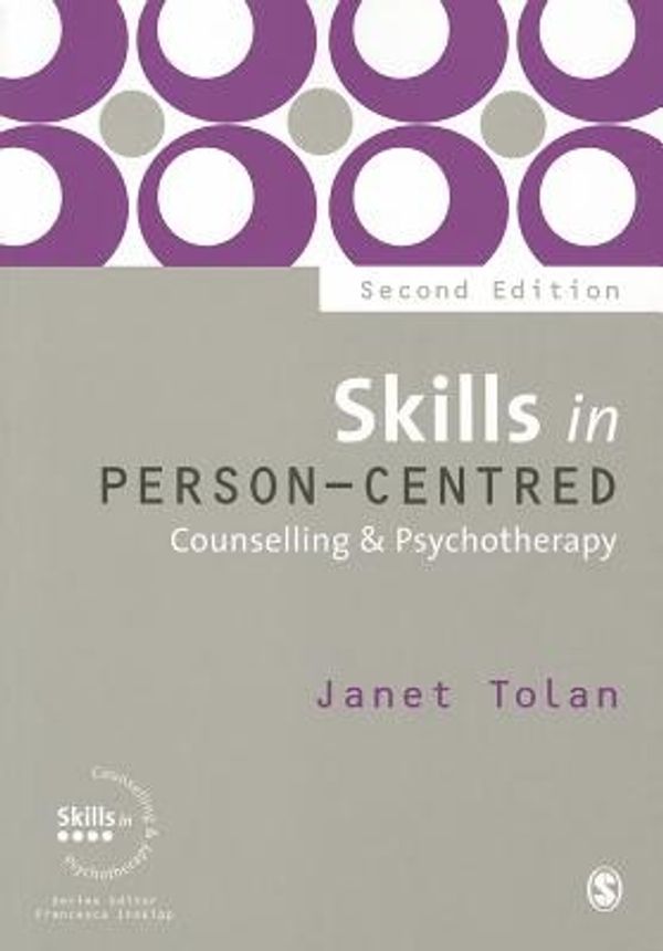 Cover Art for 9781848600959, Skills in Person-centred Counselling and Psychotherapy by Janet Tolan