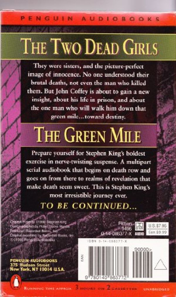 Cover Art for 9780140863772, The Green Mile: The Two Dead Girls by Stephen King