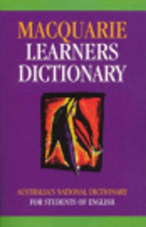 Cover Art for 9781876429089, The Macquarie Learners Dictionary by Unknown