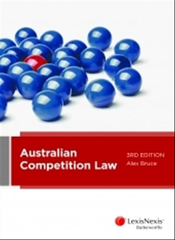 Cover Art for 9780409343823, Australian Competition Law by Bruce