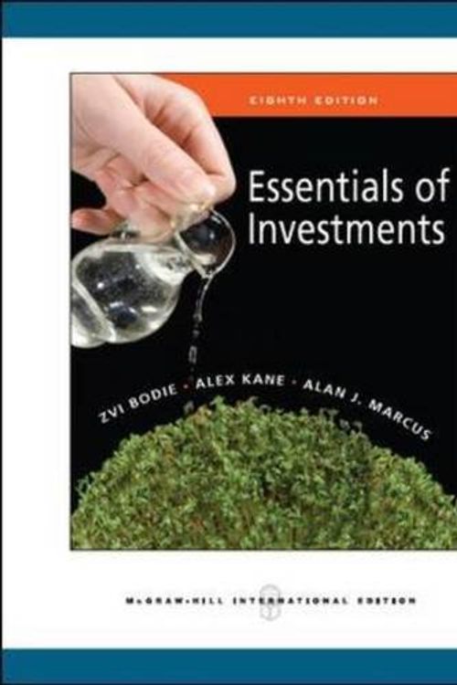 Cover Art for 9780071267496, Essentials of Investments by Zvi Bodie