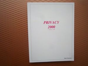 Cover Art for 9780965715133, Privacy 2000 by Mark Nestmann