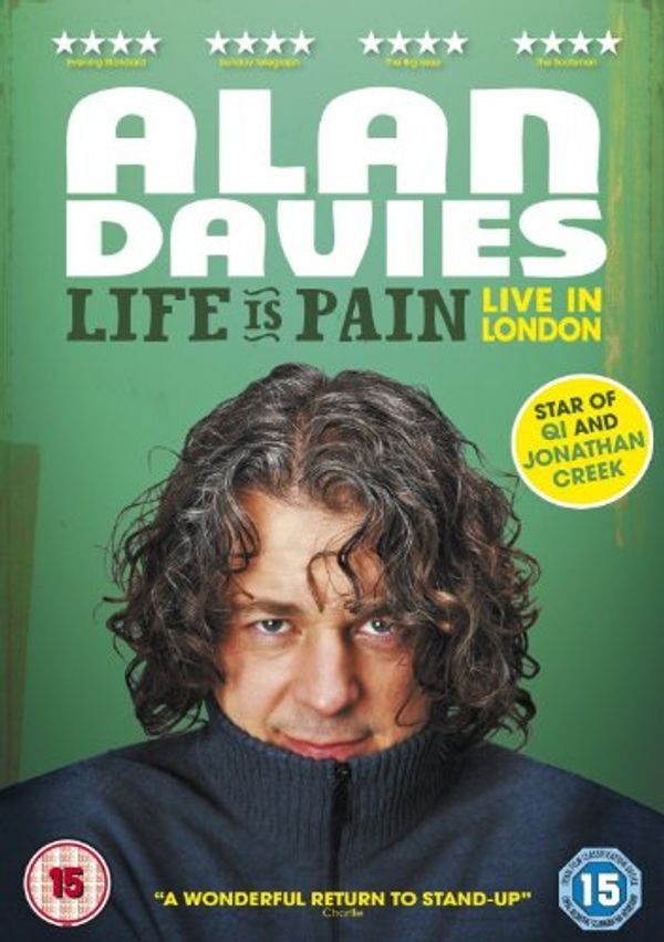 Cover Art for B01B288R6C, Alan Davies - Life is Pain by 