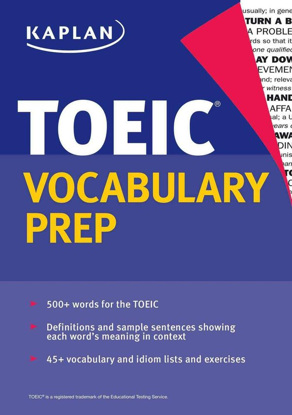 Cover Art for 9781625233394, Kaplan Toeic Vocabulary Prep by Kaplan Test Prep