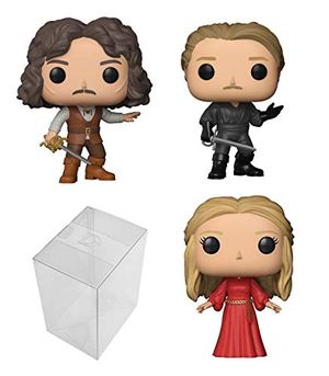 Cover Art for B07S6ZQSTC, Funko Pop! Movies: The Princess Bride: Inigo Montoya, Westley, and Buttercup Vinyl Figure Set of 3 Bundle with 3 PopShield Pop Box Protectors by Unknown