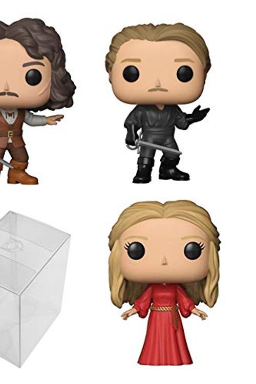 Cover Art for B07S6ZQSTC, Funko Pop! Movies: The Princess Bride: Inigo Montoya, Westley, and Buttercup Vinyl Figure Set of 3 Bundle with 3 PopShield Pop Box Protectors by Unknown