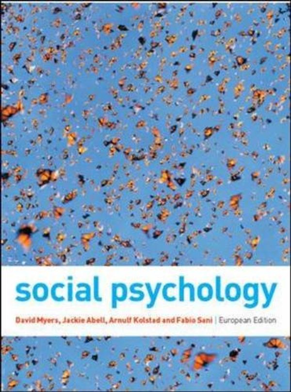 Cover Art for 9780077121785, Social Psychology by David Myers