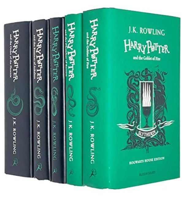 Cover Art for 9789124087173, Harry Potter House Slytherin Edition Series 11-15: 5 Books Collection Set By J.K. Rowling (Philosopher's Stone, Chamber of Secrets, Prisoner of Azkaban, Goblet of Fire, Order of The Phoenix) by J.k. Rowling
