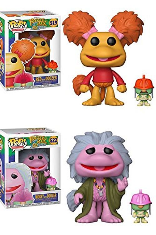 Cover Art for 0706927718188, Funko POP! Fraggle Rock: Red with Doozer + Mokey with Doozer – Jim Henson Stylized Vinyl Figure Set NEW by POP