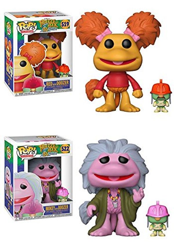 Cover Art for 0706927718188, Funko POP! Fraggle Rock: Red with Doozer + Mokey with Doozer – Jim Henson Stylized Vinyl Figure Set NEW by POP