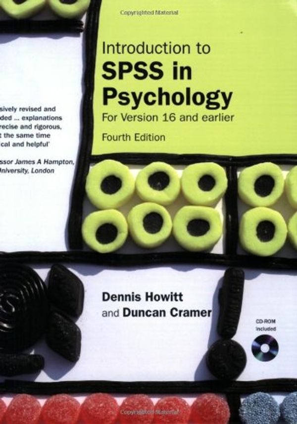 Cover Art for 9780132051644, Introduction to SPSS in Psychology by Dennis Howitt