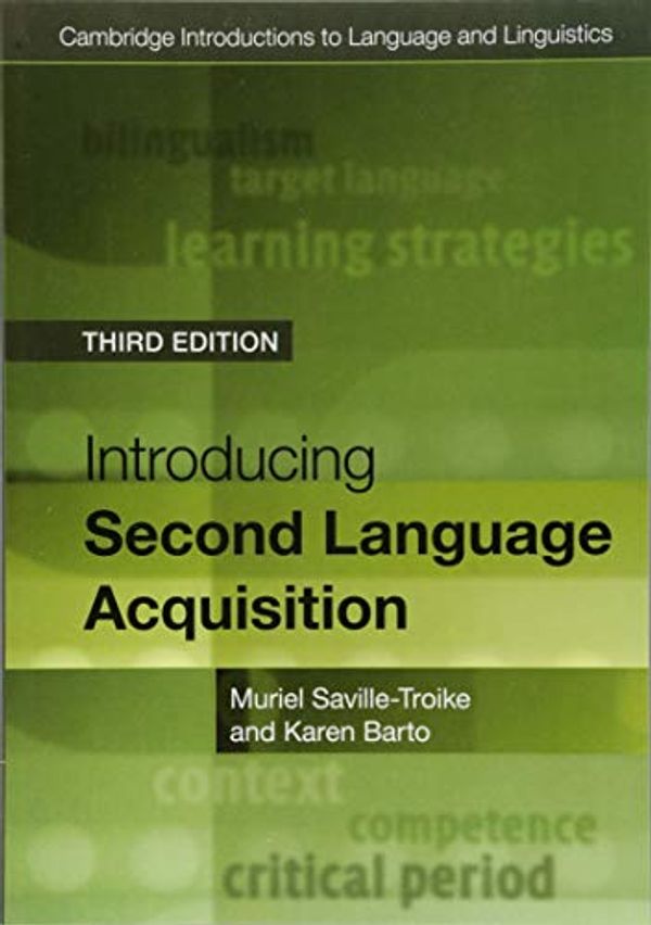 Cover Art for 9783125400245, Introducing Second Language Acquisition Third Edition: Paperback by 