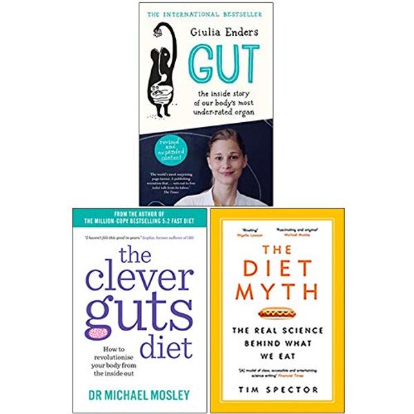 Cover Art for 9789123950195, Gut, The Clever Guts Diet, The Diet Myth 3 Books Collection Set by Giulia Enders, Michael Mosley, Professor Tim Spector