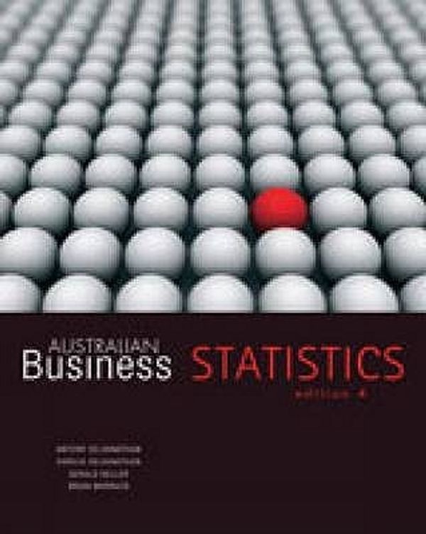Cover Art for 9780170122849, Australian Business Statistics by Antony Selvanathan