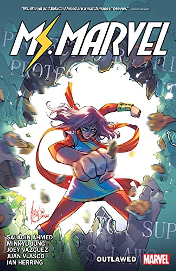 Cover Art for B08TK4RTMF, Ms. Marvel by Saladin Ahmed Vol. 3: Outlawed (Magnificent Ms. Marvel (2019-)) by Saladin Ahmed