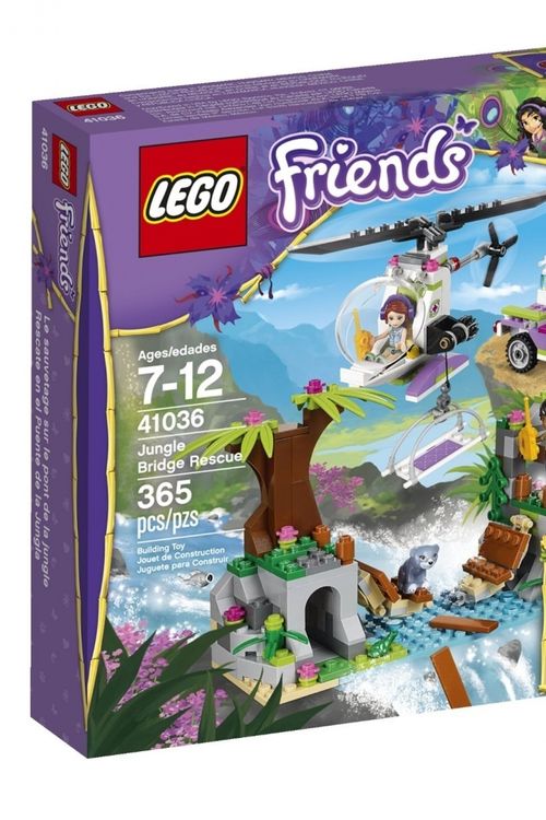 Cover Art for 0673419211130, Jungle Bridge Rescue Set 41036 by Lego Friends