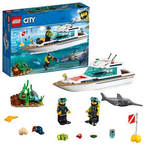 Cover Art for 0673419303545, Diving Yacht Set 60221 by LEGO