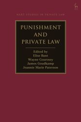 Cover Art for 9781509949465, Punishment and Private Law by Professor Elise Bant, Wayne Courtney, Dr James Goudkamp, Jeannie Paterson