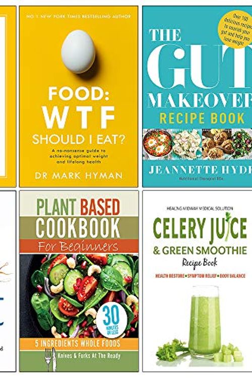 Cover Art for 9789123887941, Set of 6 Books Collection (The Diet Myth, Food Wtf Should I Eat, The Gut Makeover Recipe Book, Eat Dirt, Plant Based Cookbook For Beginners, Celery Juice & Green Smoothie Recipe Book) by Professor Tim Spector, Mark Hyman, Jeannette Hyde, Dr. Josh Axe, Iota