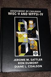 Cover Art for 9780986149900, Assessment of Children: WISC-V and WPPSI-IV by Jerome M. Sattler