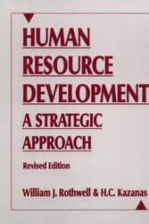 Cover Art for 9780874252385, Human Resource Development: A Strategic Approach by William J. Rothwell