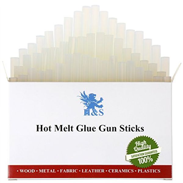 Cover Art for 0799475474941, H&S 50 Hot Glue Sticks 7mm x 100mm Hot Melt Glue Sticks for Hot Glue Gun by S