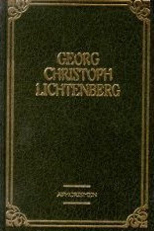 Cover Art for 9783811214019, Aphorismen by Georg Chr. Lichtenberg