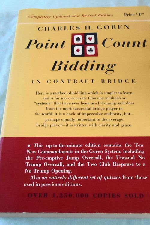 Cover Art for 9780671592301, Charles h. Goren's Point Count Bidding in Contract Bridge by Charles Henry Goren
