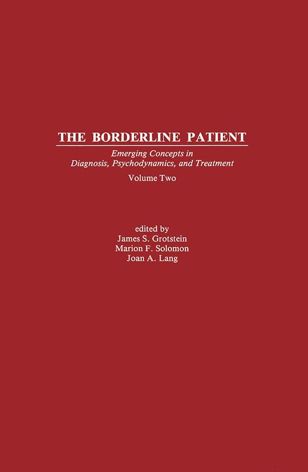 Cover Art for 9781317771708, The Borderline Patient by James S. Grotstein