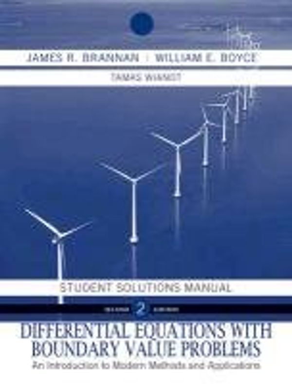 Cover Art for 9780470458259, Differential Equations by James R. Brannan, William E. Boyce
