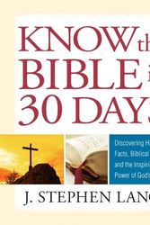 Cover Art for 9780824947330, Know the Bible in 30 Days by J. Stephen Lang