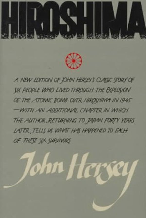 Cover Art for B01N3QJZMU, Hiroshima by John Hersey