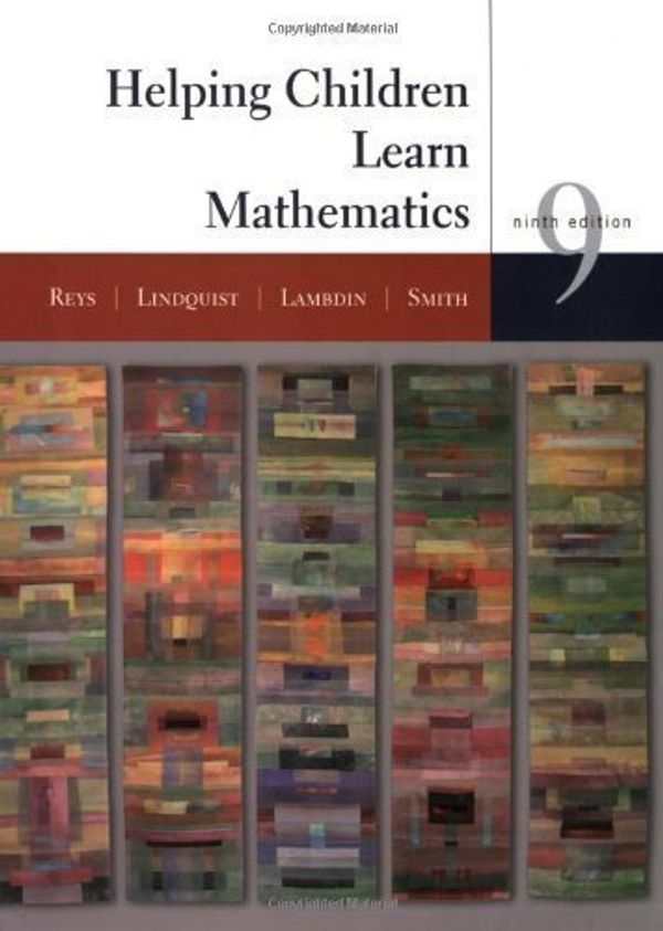 Cover Art for B004HGXZSM, By Robert Reys, Mary Lindquist, Diana V. Lambdin, Nancy L. Smith: Helping Children Learn Mathematics Ninth (9th) Edition by 