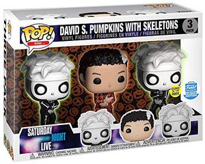 Cover Art for 0889698292498, Funko POP! SNL David Simpon Pumpkins with Skeletons Glows in The Dark #16 3 Pack by Funko