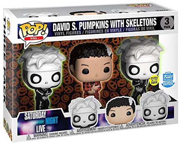 Cover Art for 0889698292498, Funko POP! SNL David Simpon Pumpkins with Skeletons Glows in The Dark #16 3 Pack by Funko