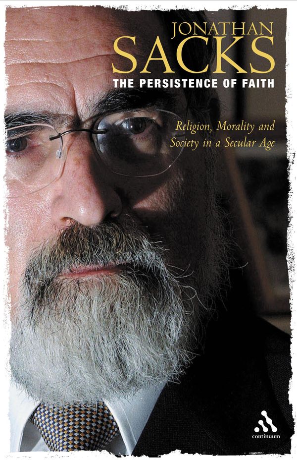 Cover Art for 9780826478559, Persistance of Faith by Jonathan Sacks