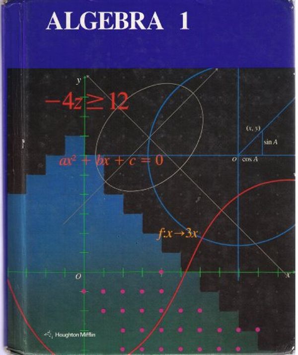 Cover Art for 9780395343739, Algebra 1 by Timothy D.;Stiff Larson;Kanold