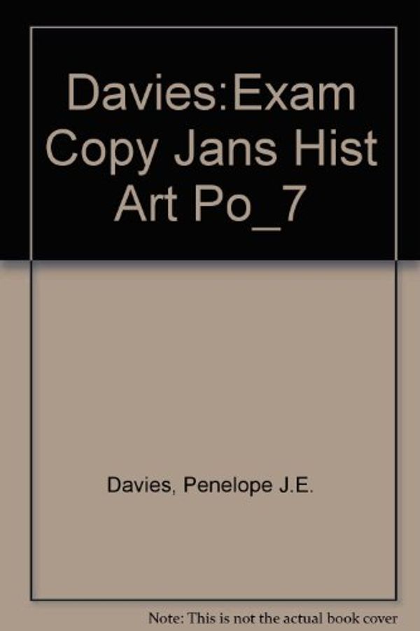 Cover Art for 9780205697441, Janson's History of Art: Exam Copy Bk. 3 by Penelope J.E. Davies