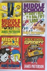 Cover Art for B0100PSNL2, Middle School Series (4 Book Set) The Worst Years of My Life -- My Brother Is A Big, Fat Liar -- Ultimate Showdown -- Public School Superhero, By James Patterson by Chris Tebbetts James Patterson